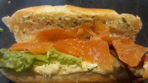 P'tit pain saumon Gravlax 